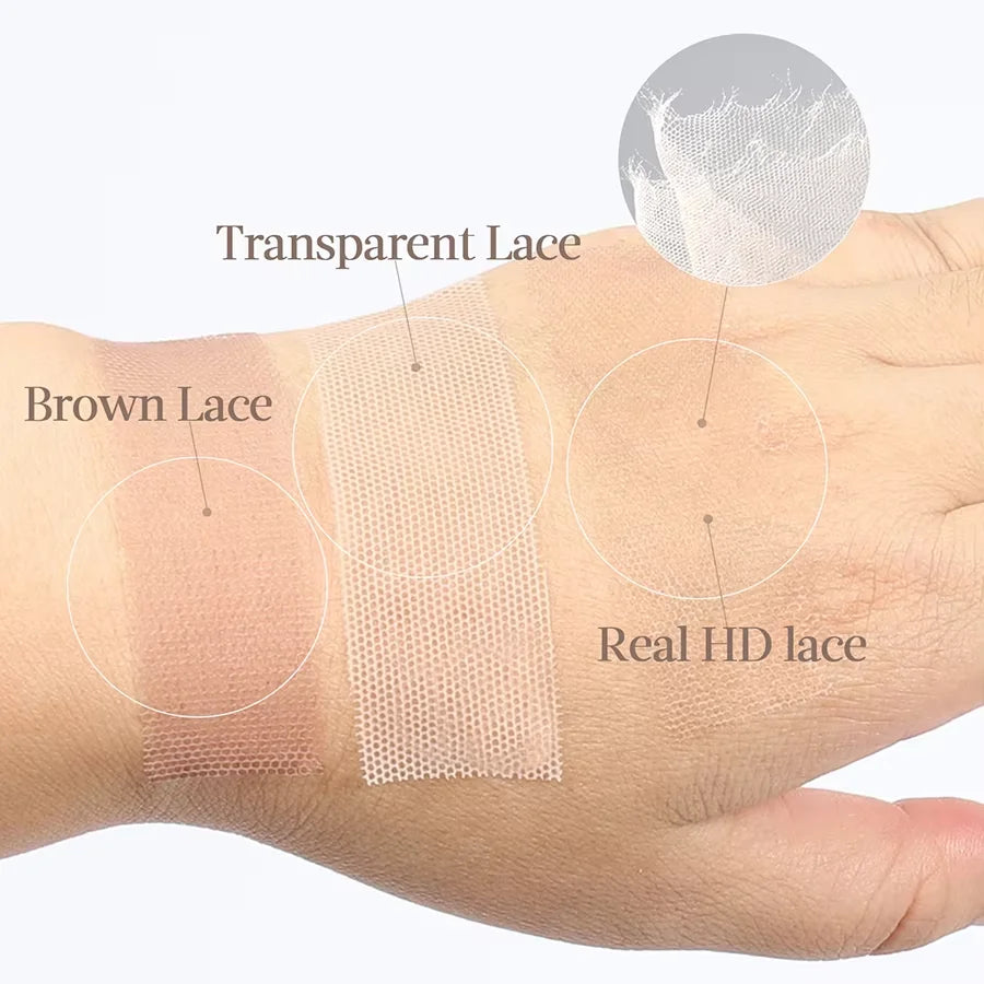 13X6 Lace Frontal 100% Human Hair 13X4 Straight Skinlike Real HD Lace Frontal Only Transparent Pre Plucked Virgin Raw Brazilian