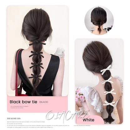 Ponytail Extension Bow Claw Curly Wavy Clip in Hairpiece Ponytail Hair Extensions Long Pony Tail Synthetic for Women Girl Daily