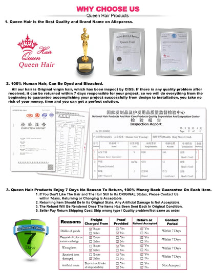 Cambodian Raw Hair Bundle 100% Virgin Human Hair Bundles Body wave and loose wave style Queen Hair Official Store