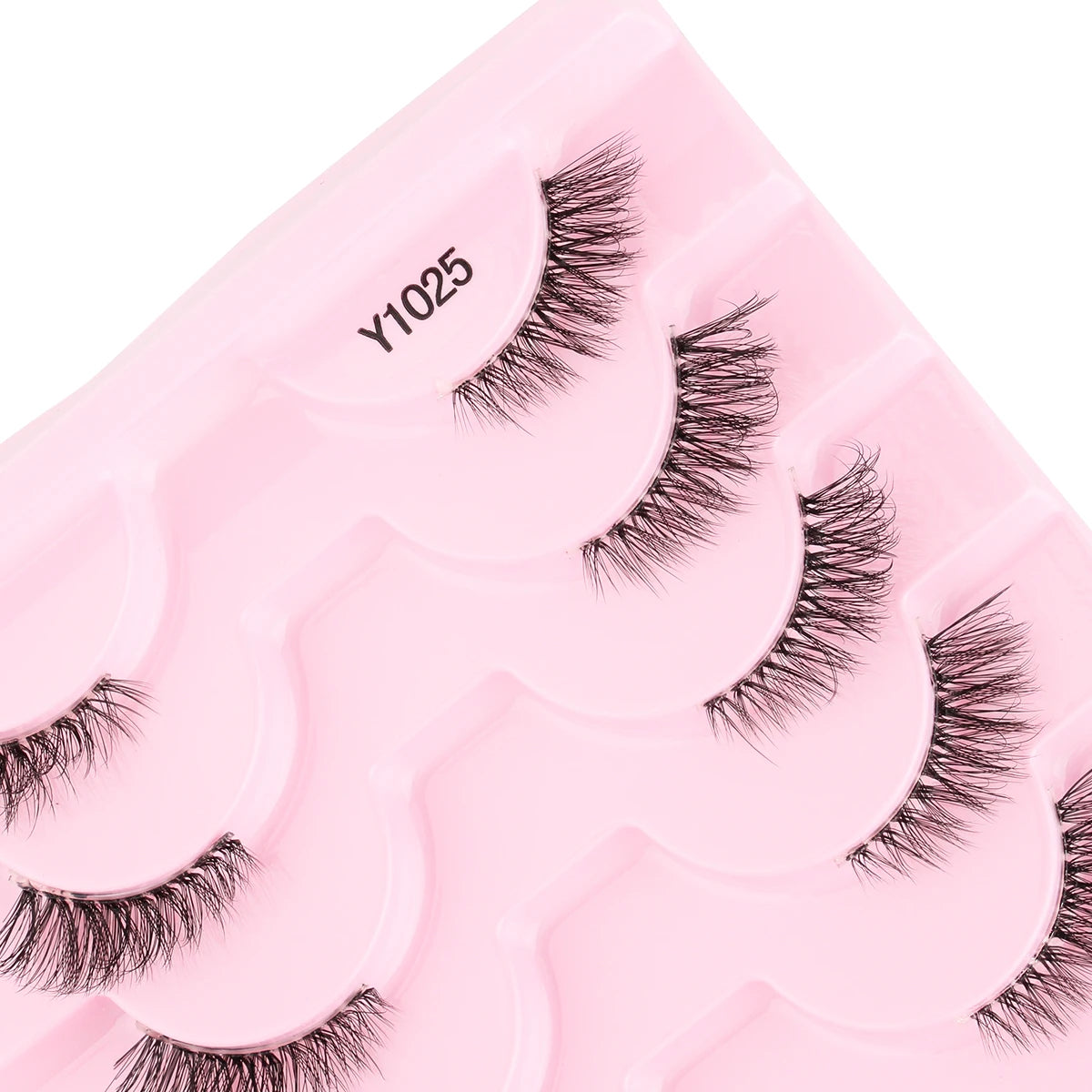 Cat Eye Lash 3/5/10 Pairs Half Lashes Natural Long False Eyelashes Wispy 3D Mink Lashes Volume Faux Cilios Extension Makeup Tool