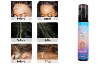 Lace Tint Mousse For Wigs - Long-Lasting, Easy To Apply And NaturaLooking Lace Tint Mousse