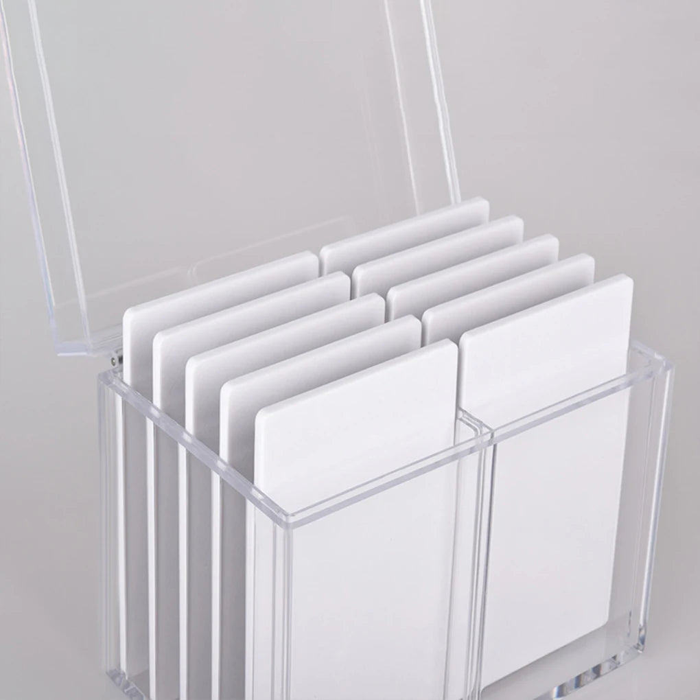 10-Layer Acrylic Eyelash Storage Box Spacious Dust Cover Lashes Display Stand Eyelash Plates Space Saving Makeup Tool