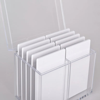 10-Layer Acrylic Eyelash Storage Box Spacious Dust Cover Lashes Display Stand Eyelash Plates Space Saving Makeup Tool