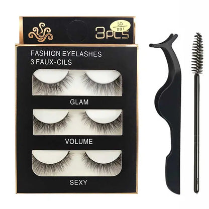 Eyelashes 3d mink lashes natural long make up false eyelashes eyelash brushes makeup eye lashes tweezers 3d lashes maquiagem