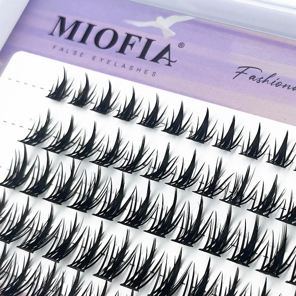 Mink eyelashes 1/box 80 bundle natural Russian 3D individual manga eyelash clusters extended Makeup tools wholesale lashes