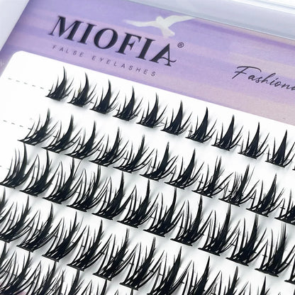 Mink eyelashes 1/box 80 bundle natural Russian 3D individual manga eyelash clusters extended Makeup tools wholesale lashes