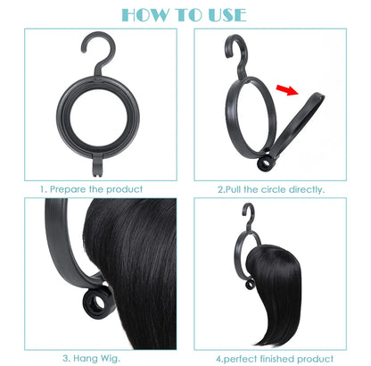 Wig Hanger Stand For Multiple Wigs Drying Stand Hanging Wig Stand Portable Wig Display Stand Plastic Wig Dryer Stand