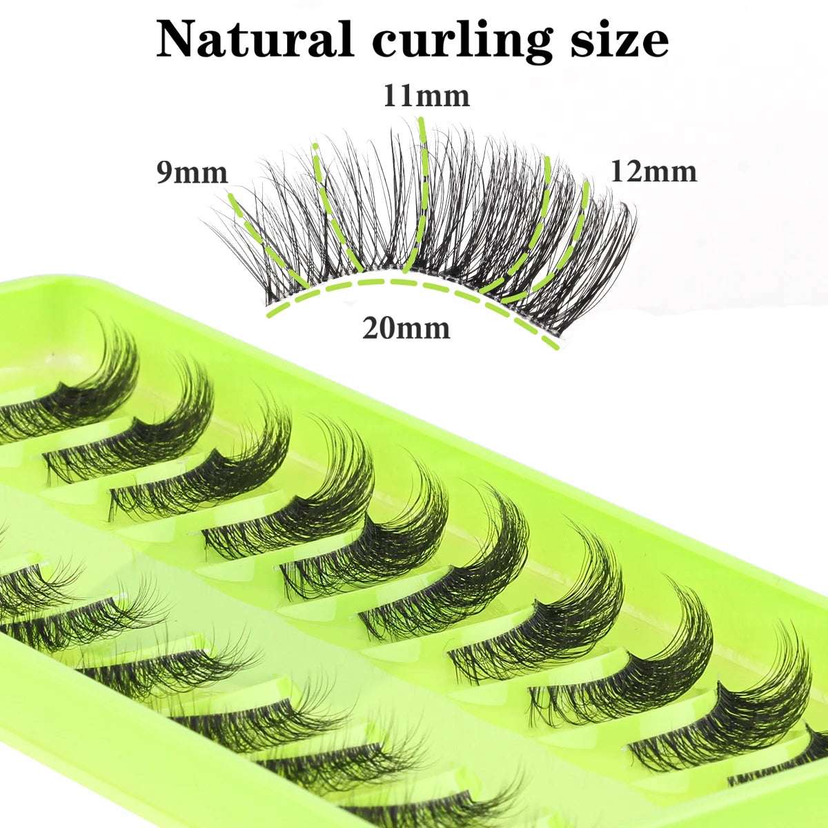 3D Mink Lashes 3/10 Pairs Cat Eye Half Lashes Natural Long False Eyelashes Strip Makeup Soft Fake Eyelash Extension Make Up Tool