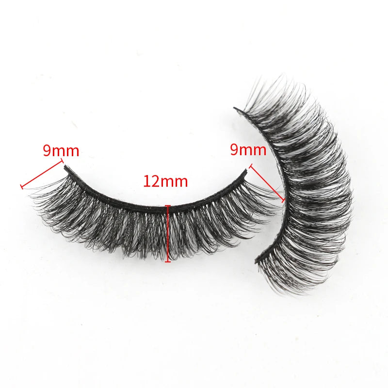Cat Eye Lash 3/5/10 Pairs Half Lashes Natural Long False Eyelashes Wispy 3D Mink Lashes Volume Faux Cilios Extension Makeup Tool