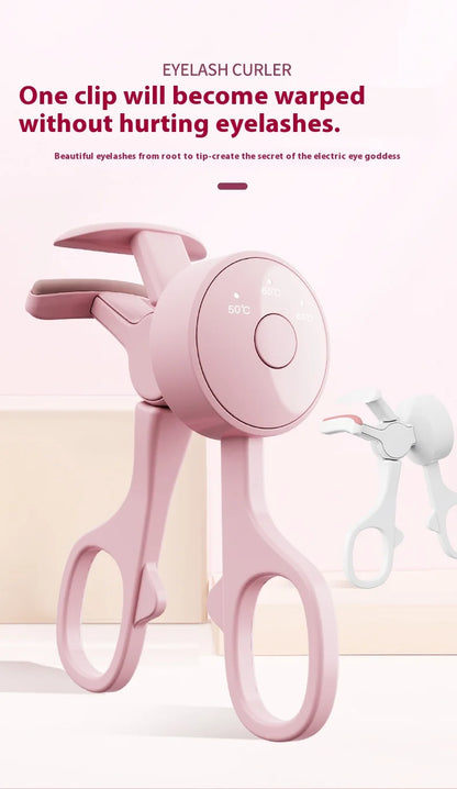 Electric eyelash curler, long-lasting styling, easy and perfect curling all day long, portable electric eyelash curler