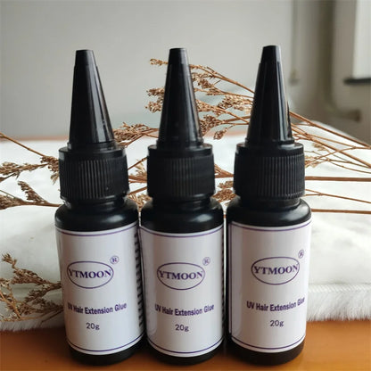 20g UV GLUE for Hair Extension Wig Adhesive Bonding Lasting No Irritant Waterproof oil proof Professional Barbershop accessories