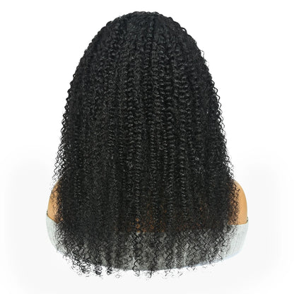 180% Kinky Curly Headband Wigs Glueless Curly Human Hair Wigs Kinky Curly Human Hair Wigs For Woman HairUGo