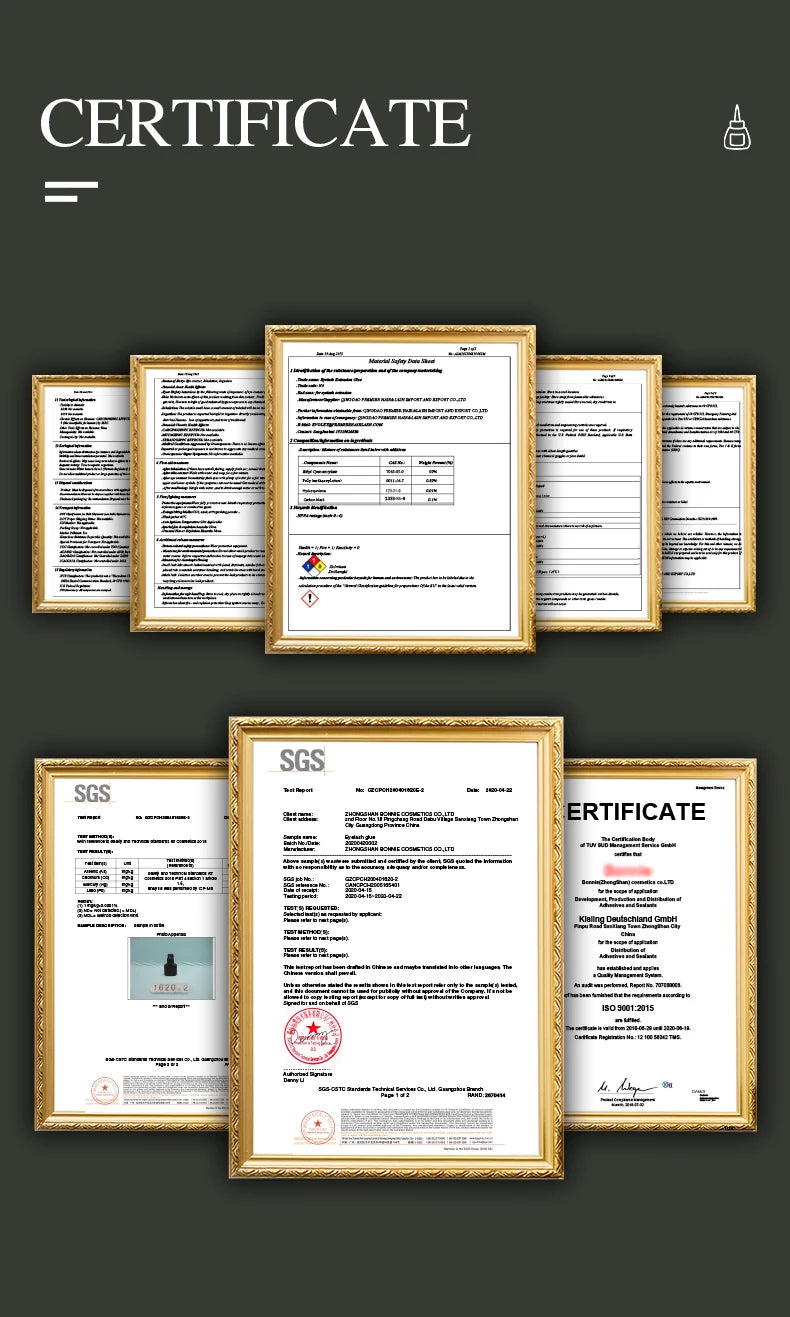 SONG LASHES Euelashes Glue 0.5 -1 Sec Drying For Eyelash Extensions  5ml transparent Clear Glue  False lash glue tools