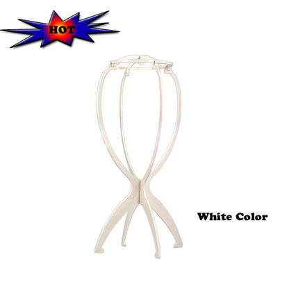Wig Stands Plastic Hat Display Wig Head Holders Wig Hanger For Multiple Wigs 17x34Cm Portable Folding Wig Stand 1pcs Wig Holder