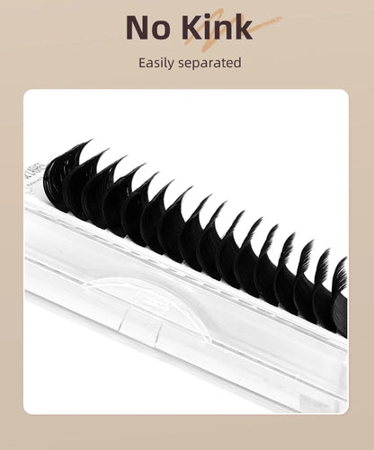 Faux Mink  8-25mm Natural Soft Lashes Bulk Wholesale Individual Lash 0.03MM Premium Mega Volume Eyelash Extensions Makeup