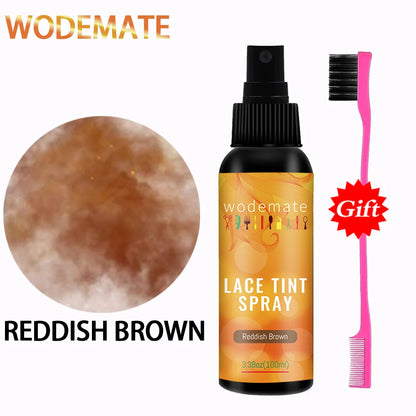 Lace Tint Mousse Easy Tinting Lace Tint Spray For Wigs Quick-Drying and Safe and Convenient Dyed Mousse Foam Sweat Resistant