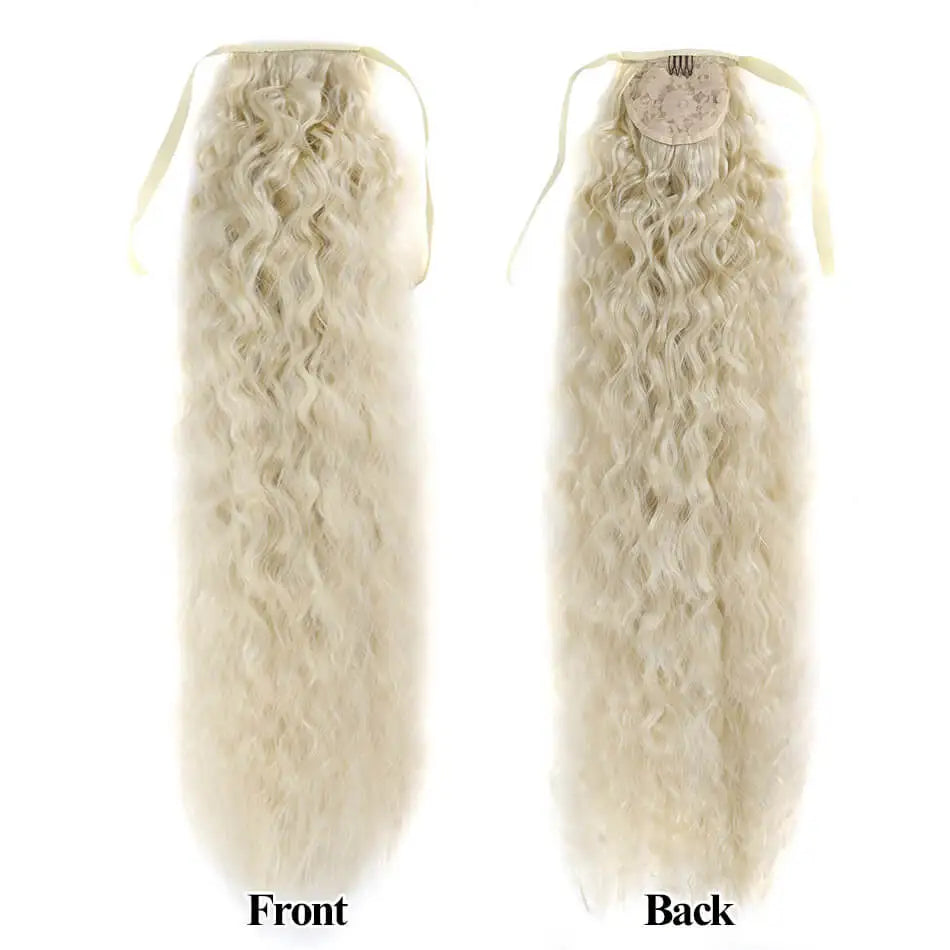 Long Curly Ponytail Extensions Synthetic Horse tails Curly False Tail For Women 32Inch Hairpiece Ponytail Hair Extensions