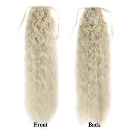 Long Curly Ponytail Extensions Synthetic Horse tails Curly False Tail For Women 32Inch Hairpiece Ponytail Hair Extensions