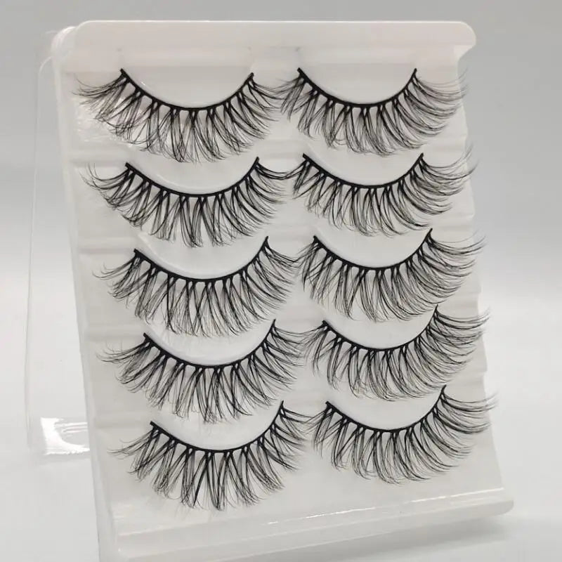 Faux Mink Eyelashes Natural 3D Mink Lashes Volume False Eyelashes Dramatic Thick Fake Eyelash Extension Makeup Tool Maquiagem