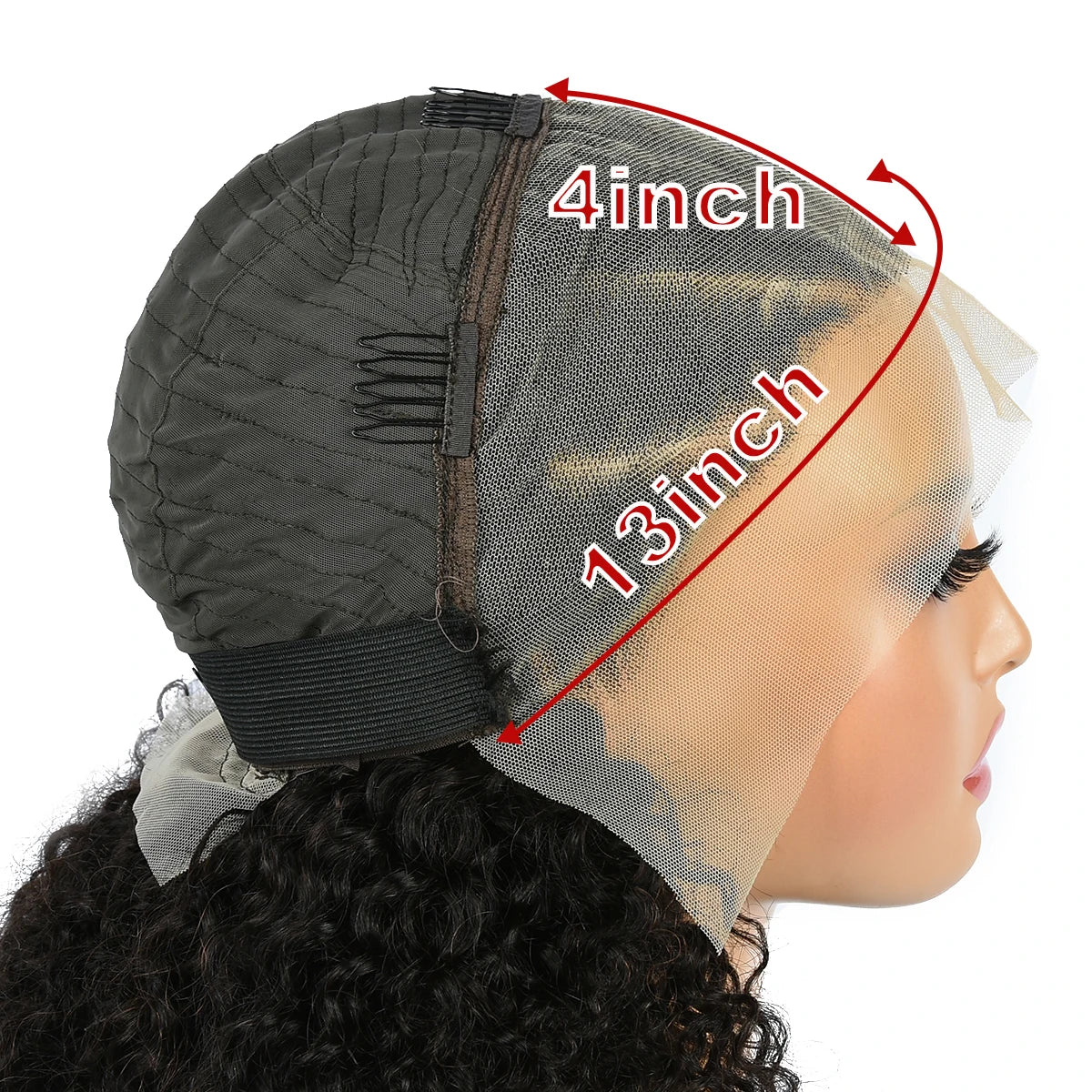 Braided Human Hair Wig 13x4 Lace Front Wigs Braided BOB Wigs For Women African Curly Human Hair Wigs Preplucked Transparent Lace