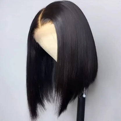 Glueless wigs  T Part Lace Front Wig 13*4 Lace Front Human Hair Wigs For Women  Closure Wigs 180 Density Short Straight Bob Wigs
