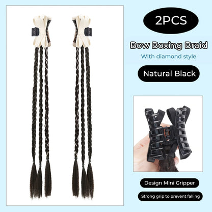 Ponytail Extension Bow Claw Curly Wavy Clip in Hairpiece Ponytail Hair Extensions Long Pony Tail Synthetic for Women Girl Daily