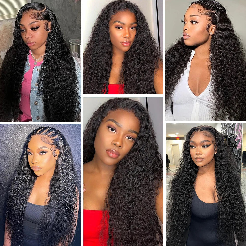 Deep Wave 32 34 36 Inch Bundles Brazilian 100% Remy Hair Extensions Wet And Wavy Curly Human Hair 3/4 Pcs Raw Hair Bundles