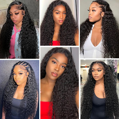 Deep Wave 32 34 36 Inch Bundles Brazilian 100% Remy Hair Extensions Wet And Wavy Curly Human Hair 3/4 Pcs Raw Hair Bundles