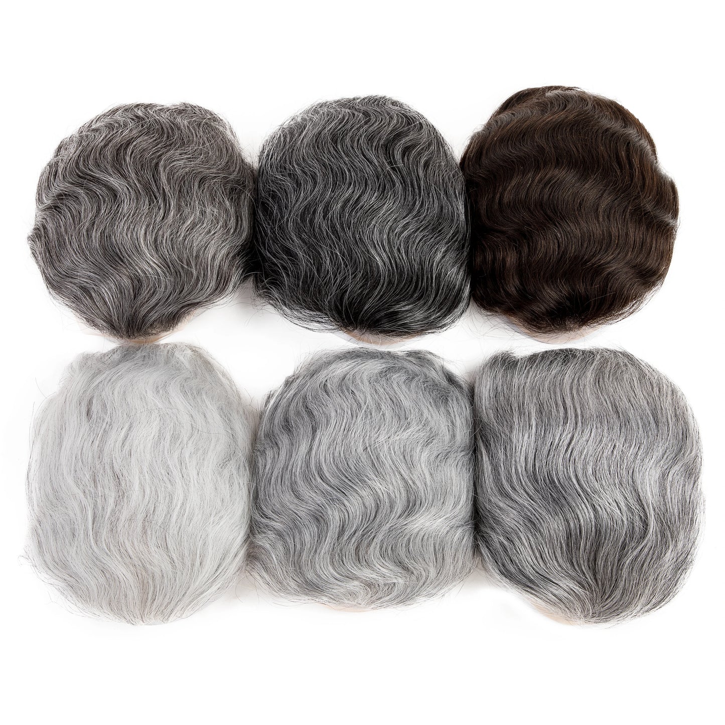 Men Wig Natural Haline Lace Front with Mono Top 6" Men's Capillary Prothesis Durable Toupee Men Wigs For Man Virgin Hair Toupee