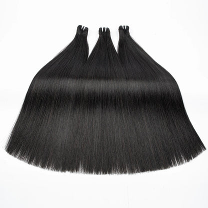 16A Double Drawn Vietnamese Bone Straight Bundles with 13x4 Lace Frontal 100% Raw Human Hair Bundle with 2x6/5x5 HD Lace Closure