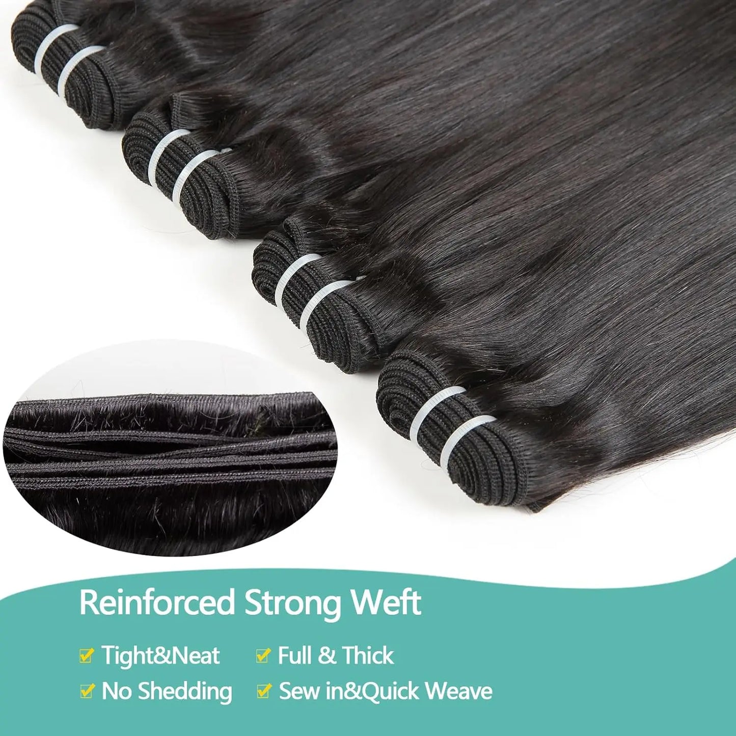 16A Double Drawn Vietnamese Bone Straight Bundles with 13x4 Lace Frontal 100% Raw Human Hair Bundle with 2x6/5x5 HD Lace Closure