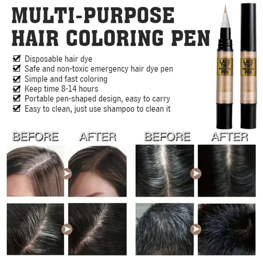 5ml Lace Tint Pen for Wigs, Long-Lasting, Easy to Apply, And Natural-Looking, Tint Melting Hair  for All Of Hair Types