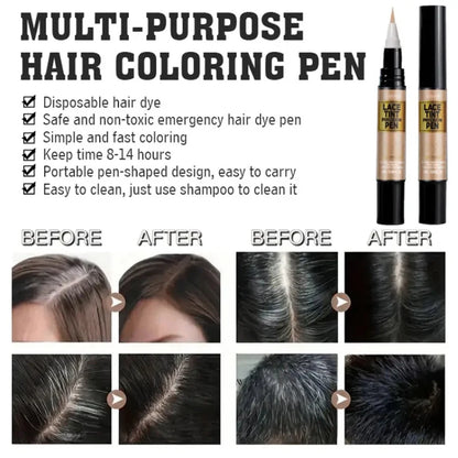 5ml Lace Tint Pen for Wigs, Long-Lasting, Easy to Apply, And Natural-Looking, Tint Melting Hair  for All Of Hair Types