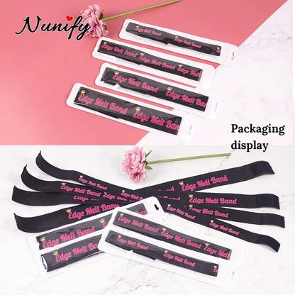 Edge Laying Scarf Elastic Headband For Wigs Lace Frontal 3Pcs Lace Melting Band With 1Pcs Double Side Edge Control Hair Comb