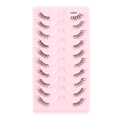 Cat Eye Lash 3/5/10 Pairs Half Lashes Natural Long False Eyelashes Wispy 3D Mink Lashes Volume Faux Cilios Extension Makeup Tool