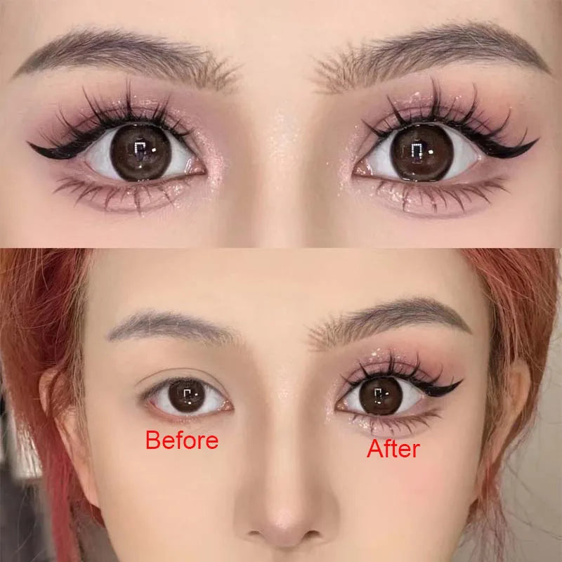 Eye Makeup 5 Pairs False Eyelashes Natural Wispy Cross Lash Extension 3D Bunch Japanese Fairy Little Devil Cosplay Daily Dating