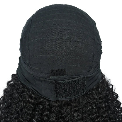 180% Kinky Curly Headband Wigs Glueless Curly Human Hair Wigs Kinky Curly Human Hair Wigs For Woman HairUGo