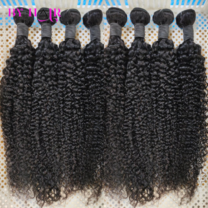 12A Mongolian Kinky Curly Bundles 1/3/4 PCS Human Hair Extensions 100% Unprocessed Virgin Human Hair Weave Bundles Jerry Curl