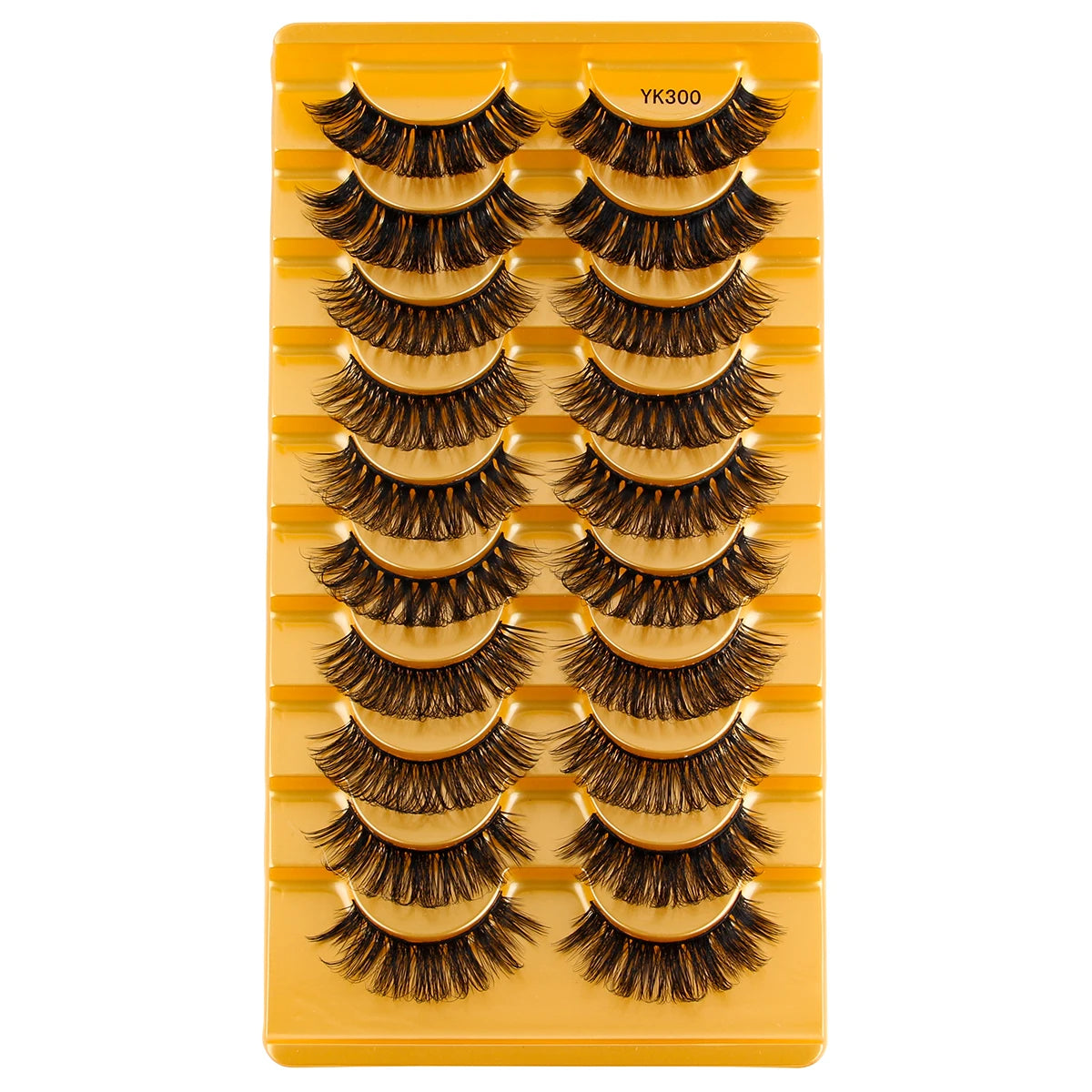 3D Mink Lashes 3/10 Pairs Cat Eye Half Lashes Natural Long False Eyelashes Strip Makeup Soft Fake Eyelash Extension Make Up Tool