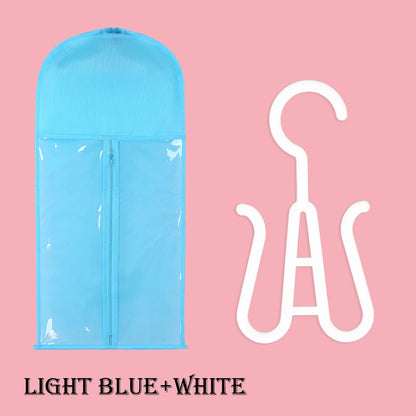 Wig Storage Bag Dust Proof Storage Carrier Case For Wigs Hair Extensions Hairpiece Storage Portable Travel Hair Bag With Hanger