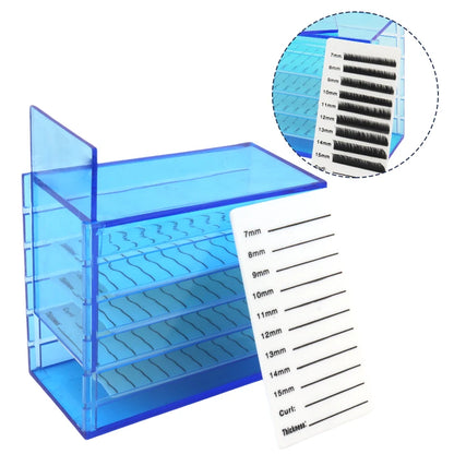 Multifunctional False Lashes Storage Box Organizer 5 Layers Acrylic Pallet Holder Grafting Eyelash Extension Women Makeup Tools