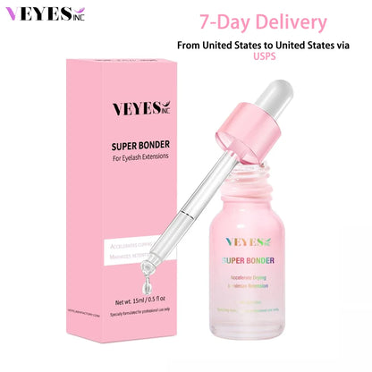 Veyes Inc 15ml Lashes Super Bonder Fixing Agent For Eyelash Extensions Veyelash Primer For Glue Adhesive Help Quick Desiccant