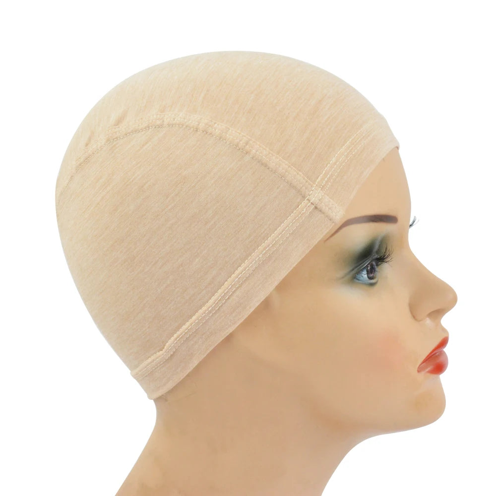Bamboo Fiber Wig Cap for Women Comfortable and Elastic Wig Cap Wearing under Wigs