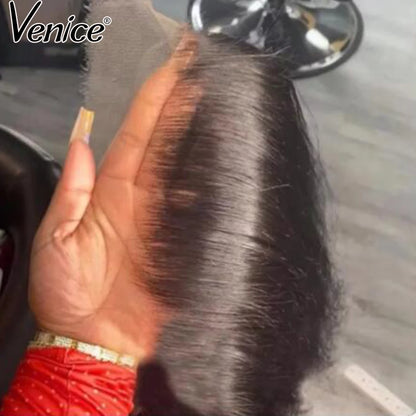 HD Transparent Lace Frontal Closure Only Straight 13x4 13x6 Lace Frontal Only 5x5 6x6 HD Closure Human Hair PrePlucked