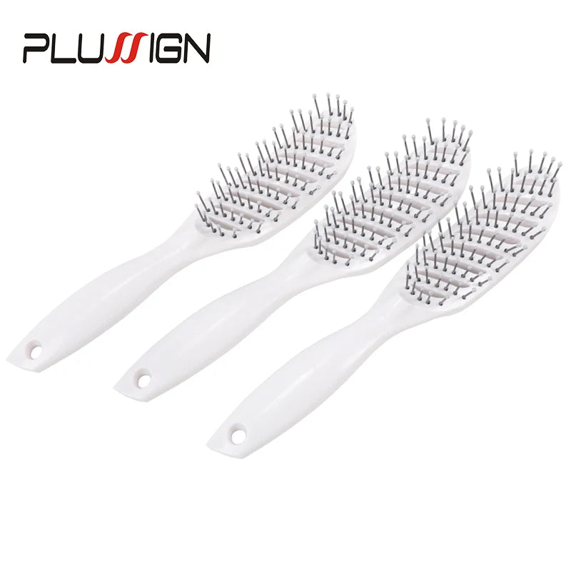 Salon & Home Use Anti Static Hair Brush Tangle Free Pocket Comb Hair Massage Scalp Brush Electric Ionic Styling Hairbrush