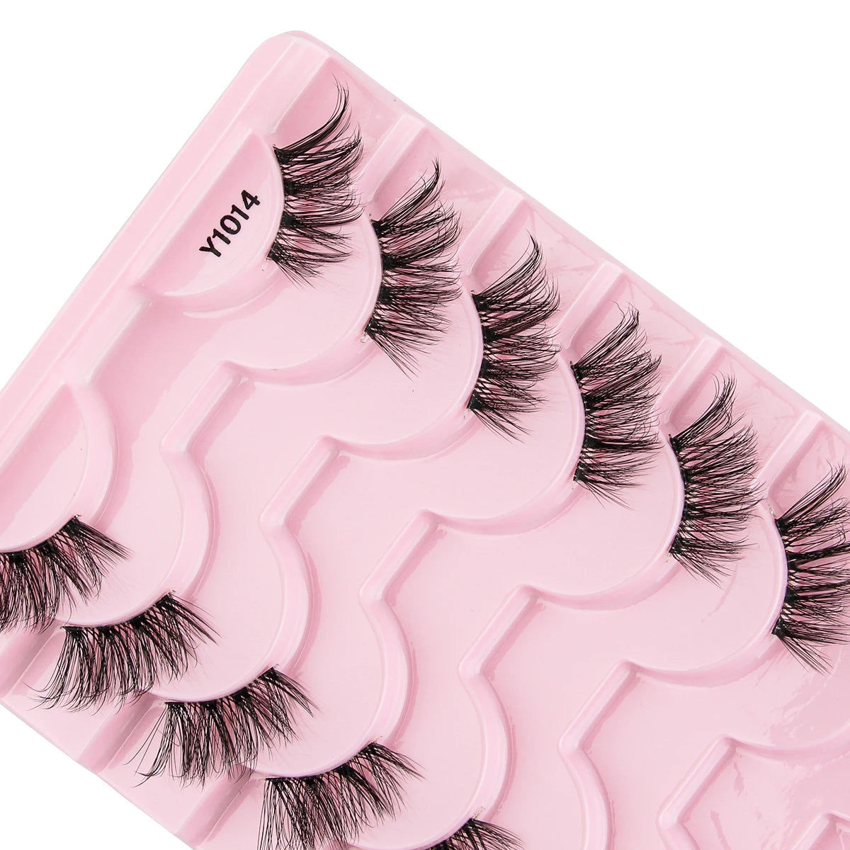 Cat Eye Lash 3/5/10 Pairs Half Lashes Natural Long False Eyelashes Wispy 3D Mink Lashes Volume Faux Cilios Extension Makeup Tool