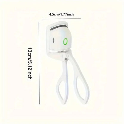 Heated Eyelash Curler Electric Lash Curler Long Lasting Natural Curling USB Rechargeable Quick Heating Eye Lashes Curling Tool