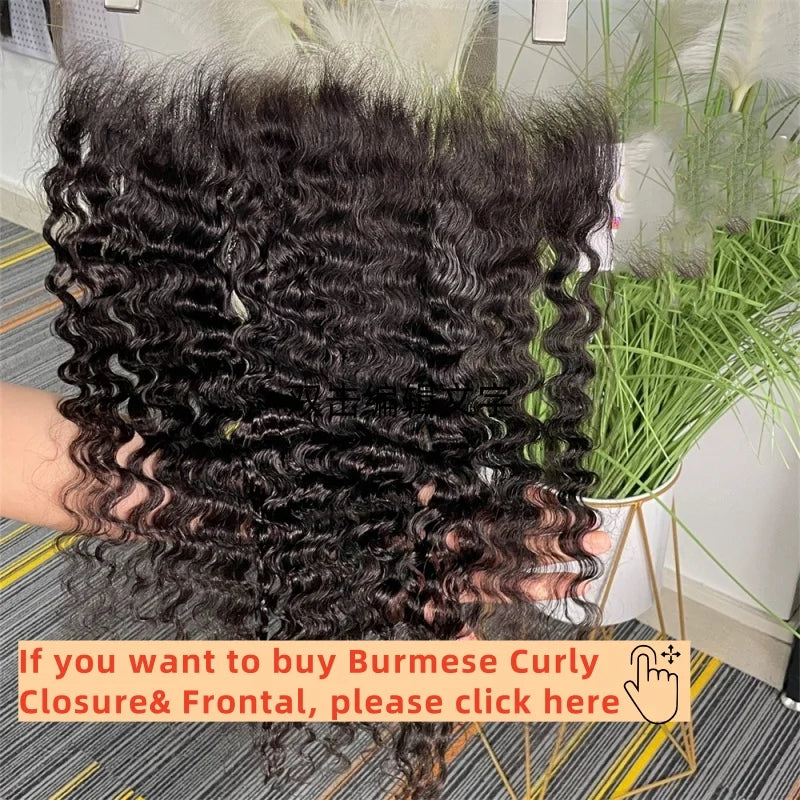 3C4A Burmese Curly Hair Bundles Virgin Human Hair Burmese Vietnamese Raw Human Hair Extensions Wholesale For Full Head 18A