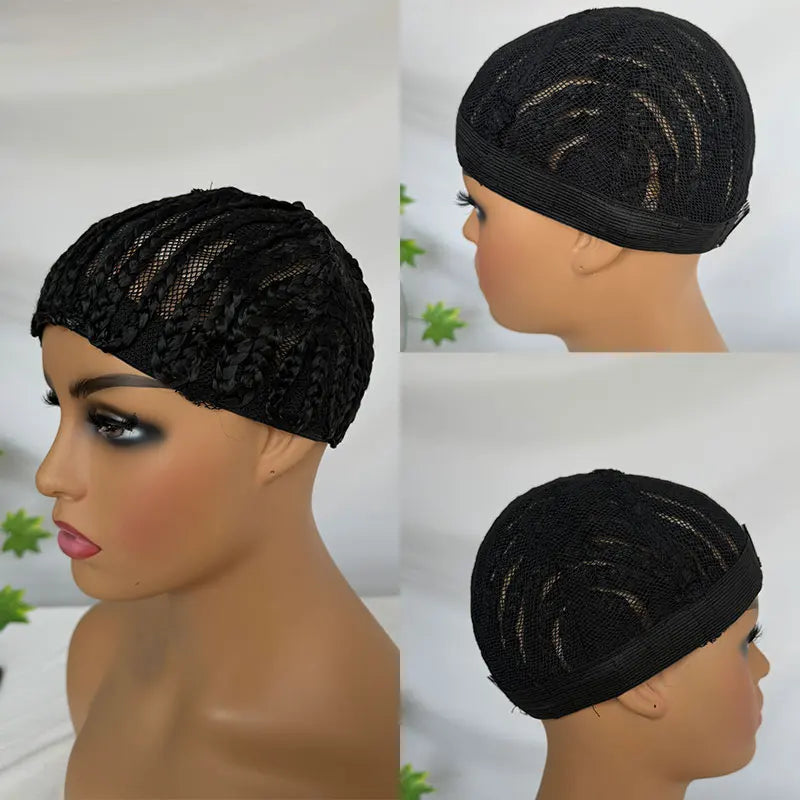 Braided Wig Cap For Crochet Hair Braids Breathable Cornrow Cap for Making Synthetic Wig Women Crochet Wigs 1 Piece