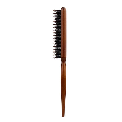 Hair Brushes With Bristles2pcs, Hair BrushBristles With Wooden Handle, ProfessionalHair Brushes For Home And Salon
